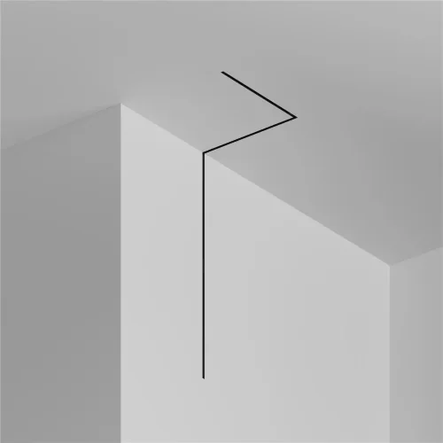 Шинопровод 2м Radity встраиваемый черный (Черный) - фото 4