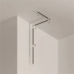 Шинопровод 2м Radity встраиваемый черный (Черный)