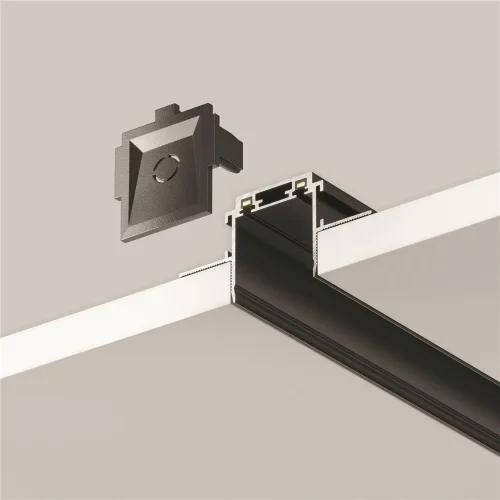 Шинопровод 2м Radity встраиваемый черный (Черный) - фото 8