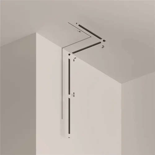 Шинопровод 2м Radity встраиваемый черный (Черный) TRA084MP-12B - фото 6
