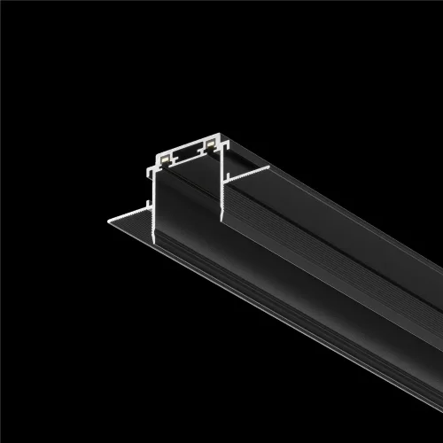 Шинопровод 2м Radity встраиваемый черный (Черный) TRA084MP-12B - фото 8