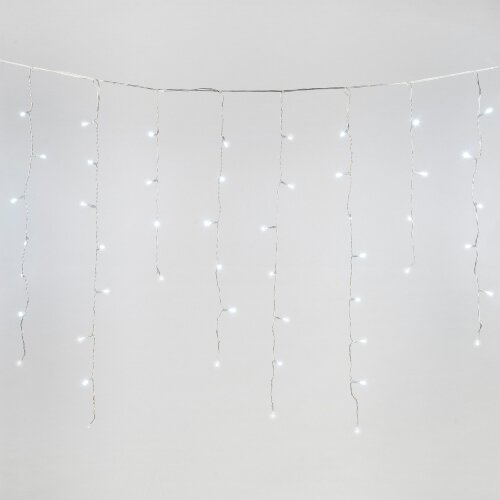 ULD-B6007-300-DTA WHITE IP44 Бахрома светодиодная, 6м, 300 светодиодов, Белый свет, Провод прозрачный - фото 2