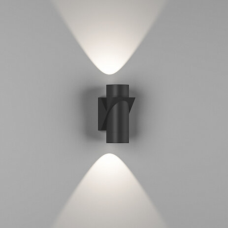 Светильник настенный GW SPRUT черный, GW-A213-6-BL-WW - фото