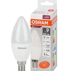 Лампа светодиодная LV 7SW/6500K (=60W) E14 | LED Value 2Y | Свеча | - OSRAM