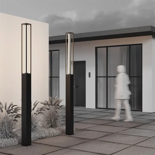 Ландшафтный светильник Expo 3000К 25Вт IP 65 (Черный) - фото 4