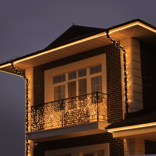 Светодиодный гибкий неон 220&nbsp;В 9.6&nbsp;Вт/м 120 Led/м 2835 IP67, односторонний теплый белый 3300 K, 50 м - Фото 3