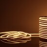Светодиодный гибкий неон 220&nbsp;В 9.6&nbsp;Вт/м 120 Led/м 2835 IP67, односторонний теплый белый 3300 K, 50 м - Фото 5