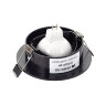 DK3020-BK Встраиваемый светильник, IP 20, 10 Вт, GU5.3, LED, черный, пластик. Фото 3