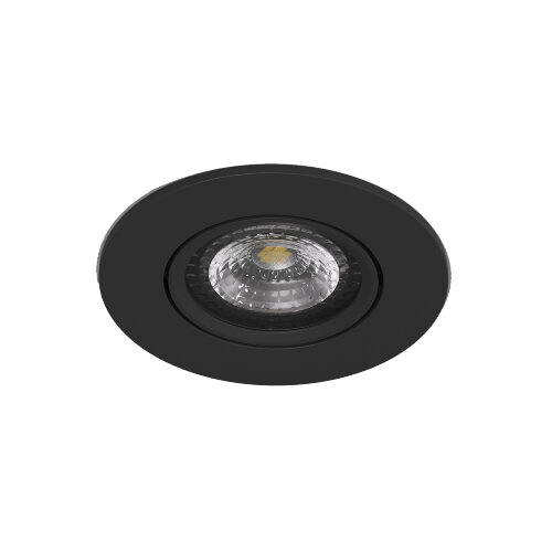 DK3020-BK Встраиваемый светильник, IP 20, 10 Вт, GU5.3, LED, черный, пластик. Фото 8