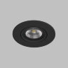 DK3020-BK Встраиваемый светильник, IP 20, 10 Вт, GU5.3, LED, черный, пластик. Фото 3