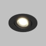DK3020-BK Встраиваемый светильник, IP 20, 10 Вт, GU5.3, LED, черный, пластик.