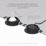 DK3020-BK Встраиваемый светильник, IP 20, 10 Вт, GU5.3, LED, черный, пластик. Фото 4
