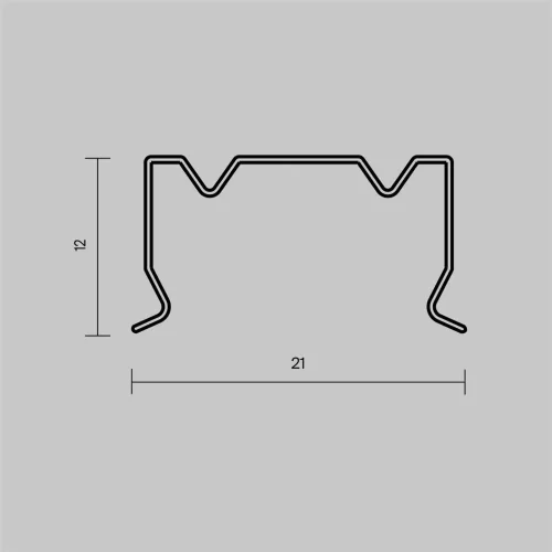 Комплект креплений (для профиля 20×20) 4 шт., ALM-2020B-MT 642078 (Серебро) - фото 4