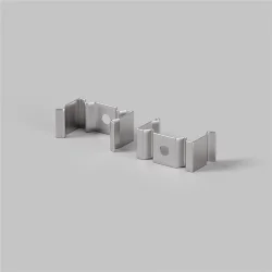 Комплект креплений (для профиля 20x20) 4 шт., ALM-2020B-MT 642078 (Серебро) 642078