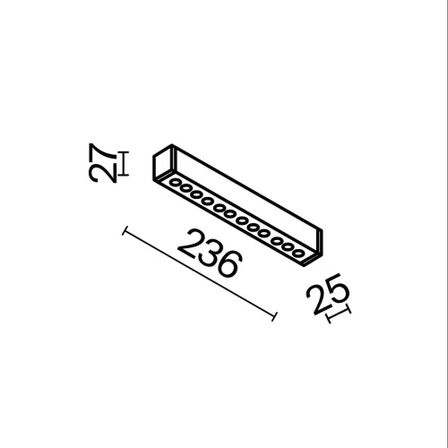 Трековый светильник Точки / Points Radity 2700-6500K 12Вт 36° Dim Smart (Черный) TR082-4-12WTW-M-B - фото