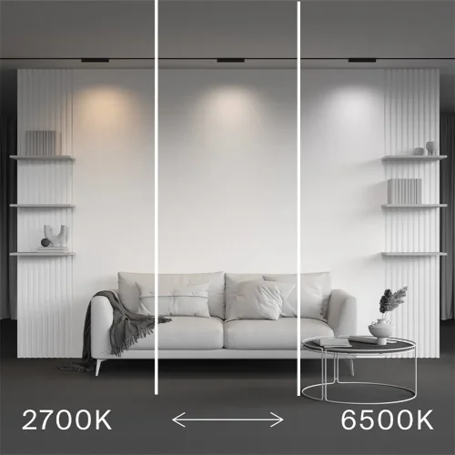 Трековый светильник Точки / Points Radity 2700-6500K 12Вт 36° Dim Smart (Черный) TR082-4-12WTW-M-B - фото 2