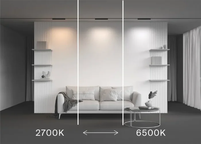 Трековый светильник Точки / Points Radity 2700-6500K 12Вт 36° Dim Smart (Черный) TR082-4-12WTW-M-B - фото 14