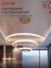 Светильник светодиодный ESTETIKA RING-140RC-3GL 140Вт 230В 3000-6500K 600/400/200 1.2м трос пульт ДУ золото IN HOME - Фото 5