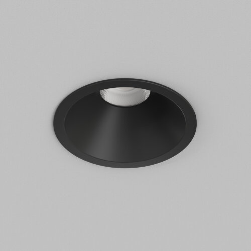 DK2431-BK Встраиваемый светильник SHINE GLOW 15Вт, 3000-4000К, IP20, черный матовый, алюминий. Фото 2