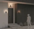 Настенный светильник (бра) Свеча / Candle E27x1 15Вт IP 65 (Графит) O449WL-01GF - фото 8