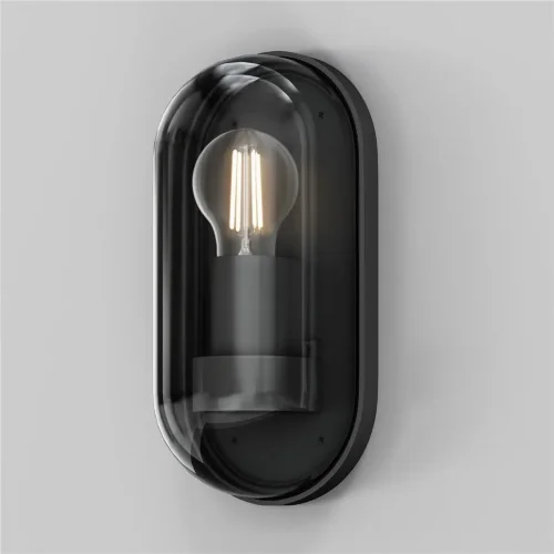 Настенный светильник (бра) Свеча / Candle E27x1 15Вт IP 65 (Графит) O449WL-01GF - фото 12