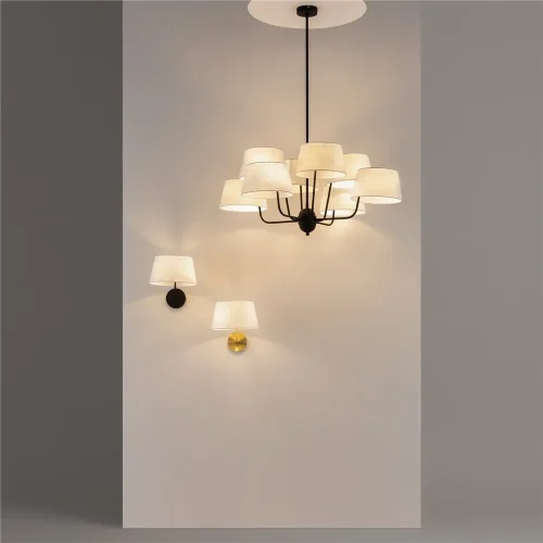 Подвесной светильник Модесто / Modesto E14х8 (Черный) MOD360PL-08B - фото 10