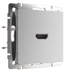 W1186006/ Розетка HDMI (серебряный) W1186006