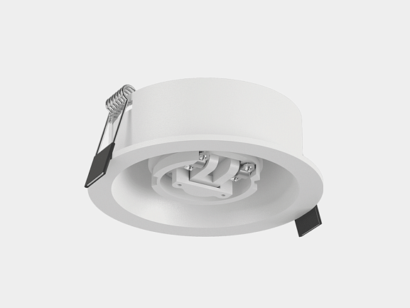 'Крепление сменное М7 для светильников MINI VILLY, поворотное встраиваемое углубленное, цвет Белый, MINI-VL-M7-WH - фото