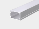Профиль для светодиодной ленты алюминиевый накладной с рассеивателем (экраном), 2 м, SF-3020 купить в SWG - официальный производитель - фото