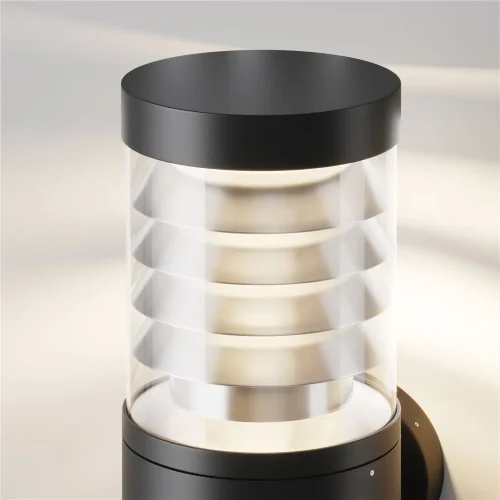 Настенный светильник (бра) Spir 3000K 12Вт IP 54 (Графит) - фото 9