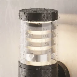 Настенный светильник (бра) Spir 3000K 12Вт IP 54 (Графит)