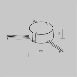 Источник тока DALI NFC DT8 10Вт 100-500А (Белый) 721025