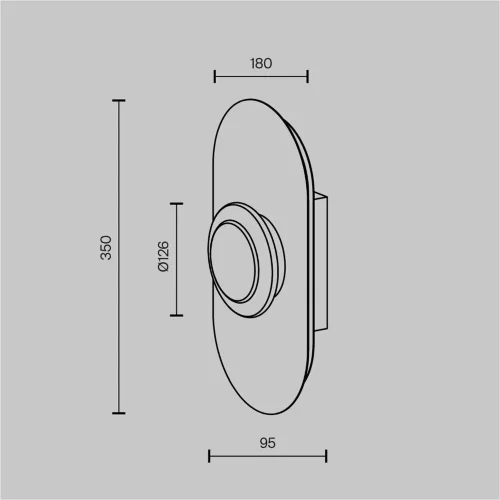 Настенный светильник (бра) Pharao 3000К 21Вт (Латунь) - фото 12