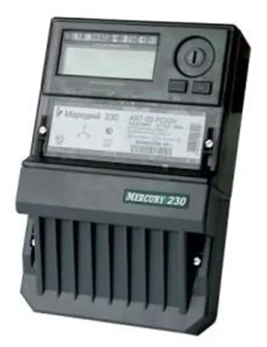 Счетчик Меркурий 230 ART-01 PQRSIN 3ф 5-60А класс точн. 1.0/2.0 многотариф. RS-485 ЖКИ Моск. вр. Инкотекс М0000051910 - фото