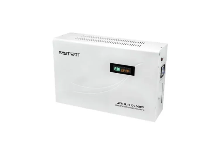 Стабилизатор напряжения настенный SMARTWATT AVR SLIM 10000RW 4512020310006 - фото