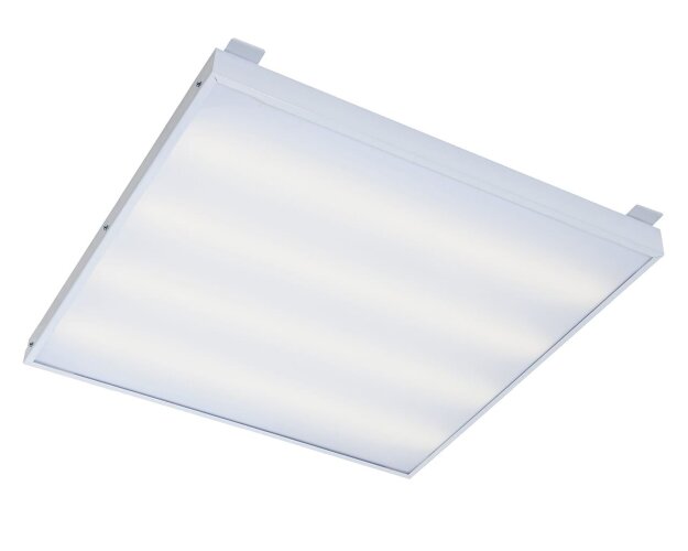 Универсальный офисный светодиодный светильник Грильято 40 Вт IP44 580x580x40 мм 4000K Опал - фото 3