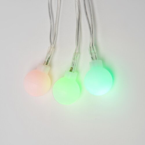 ULD-S0280-025-DTA RGB IP20 RAINBOW Гирлянда светодиодная Радуга , 25 светодиодов, 2.8 м, RGB, IP20, провод прозрачный. - фото 3