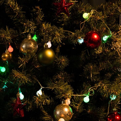 ULD-S0280-025-DTA RGB IP20 RAINBOW Гирлянда светодиодная Радуга , 25 светодиодов, 2.8 м, RGB, IP20, провод прозрачный. - фото 5