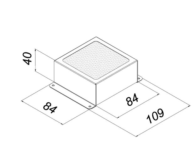 Универсальный офисный светодиодный светильник Грильято 6 Вт IP44 100x100x40 мм 3000K Опал - фото 2