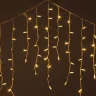 Гирлянда Бахрома 3,2 х 0,9 м Желтая, 168 LED, Белый Провод Каучук, IP65. Фото 3.