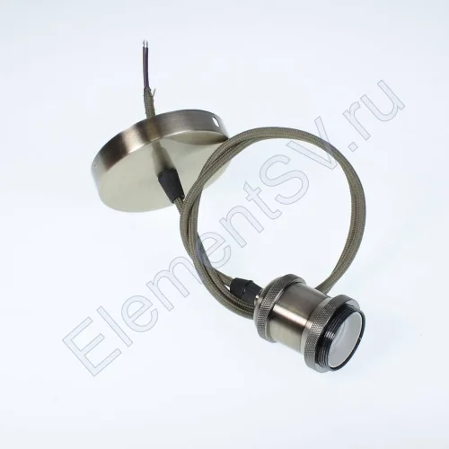 Светильник LOFT с патроном Е27 LOF1 (бронза) - фото 4.