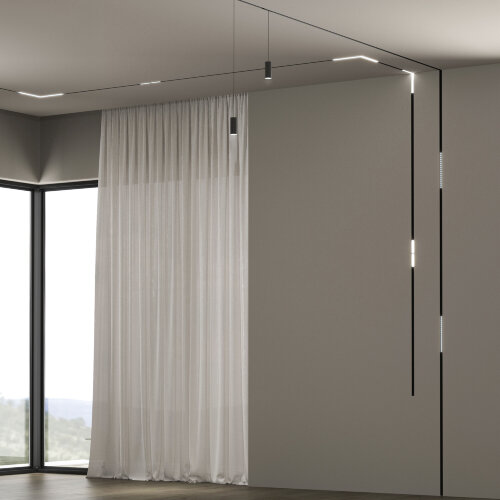 Трековый светильник 12W 4200K Amend чёрный Slim Magnetic - Фото 3