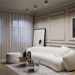 Потолочный светильник Conik gyps GU10 10Вт (Белый)