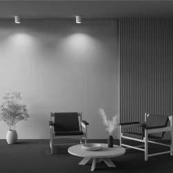 Потолочный светильник Conik gyps GU10 10Вт (Белый)