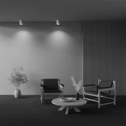 Потолочный светильник Conik gyps GU10 10Вт (Белый)