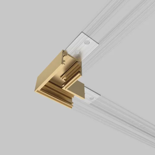 Brass Line Коннектор угловой для накладного шинопровода латунь 85224/00 - фото