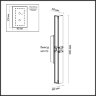 Настенный «ODEON LIGHT» 7083/12WL, дизайн: Минимализм, серия: MESH (на основание). Фото 2.