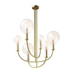 Подвесной светильник Status E14х6 (Латунь)