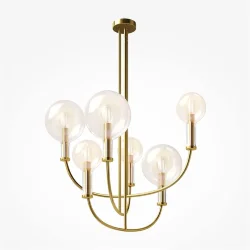 Подвесной светильник Status E14х6 (Латунь)