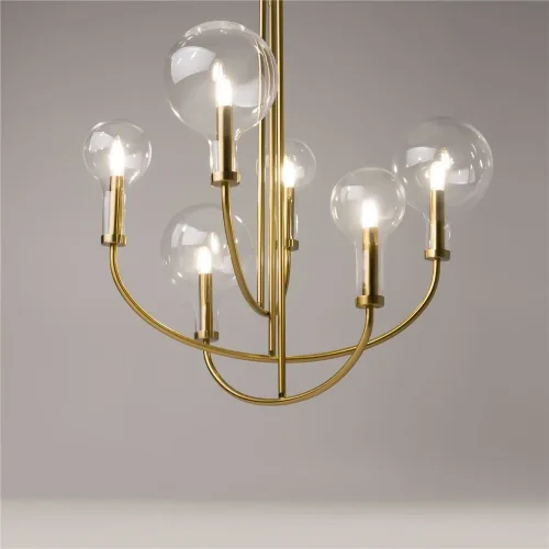 Подвесной светильник Status E14х6 (Латунь) - фото 11